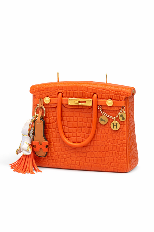 The Orange Large Iconic - Scarf Charm