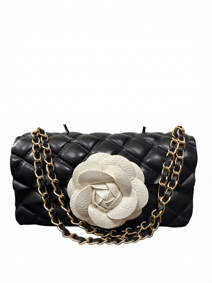 Classic Couture Leather Camelia