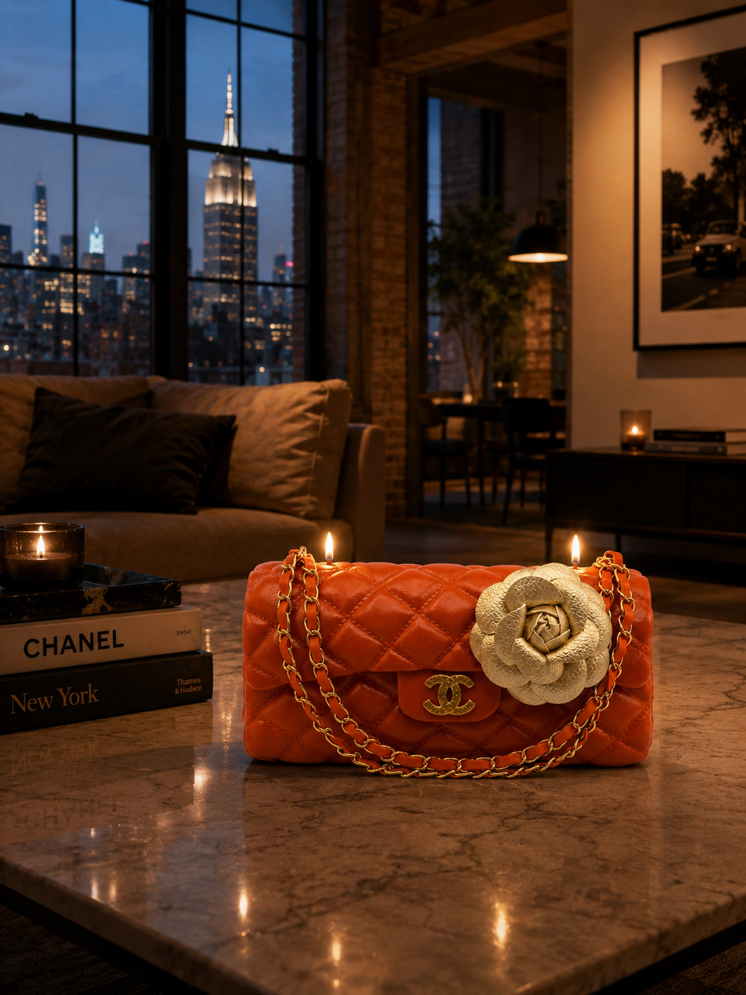 The Orange Quilted Couture Collection