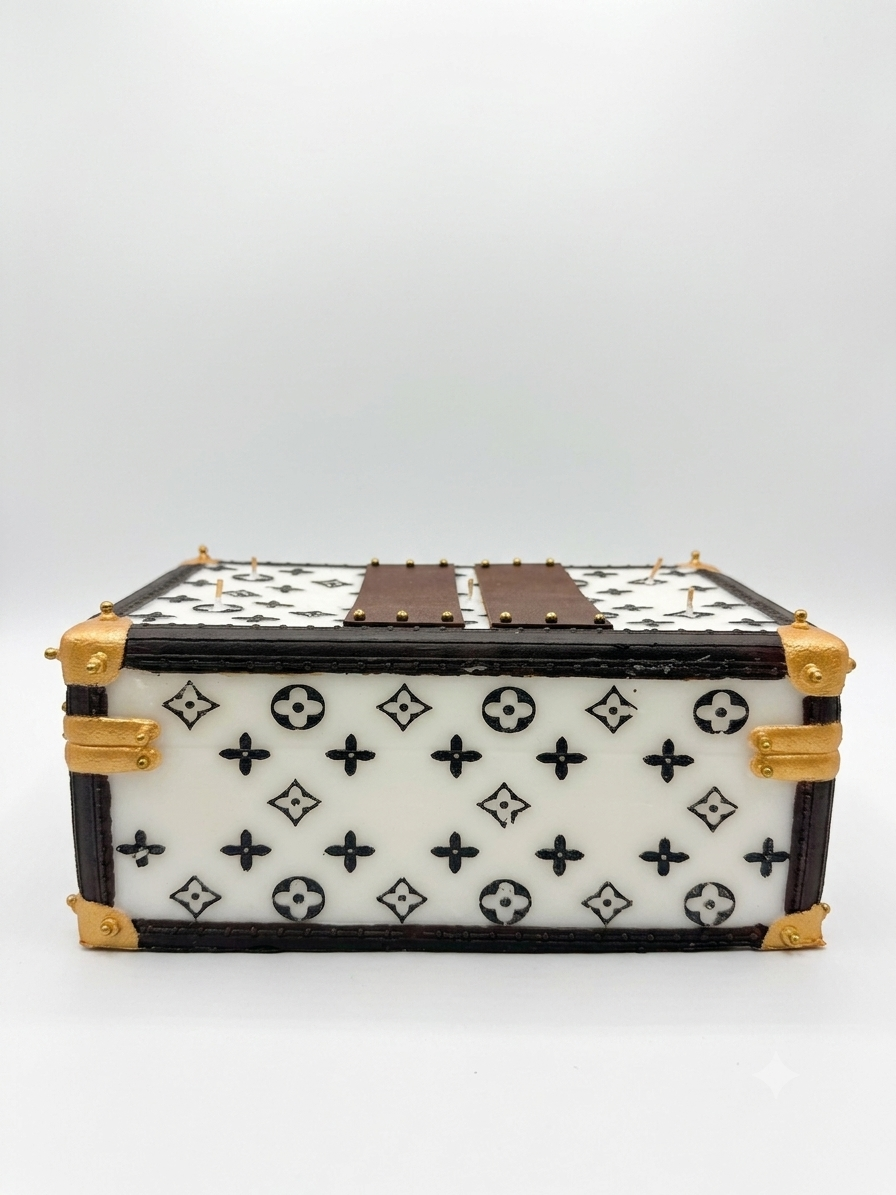 Signature Large Trunk - White
