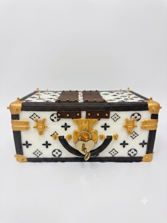 Signature Large Trunk - White