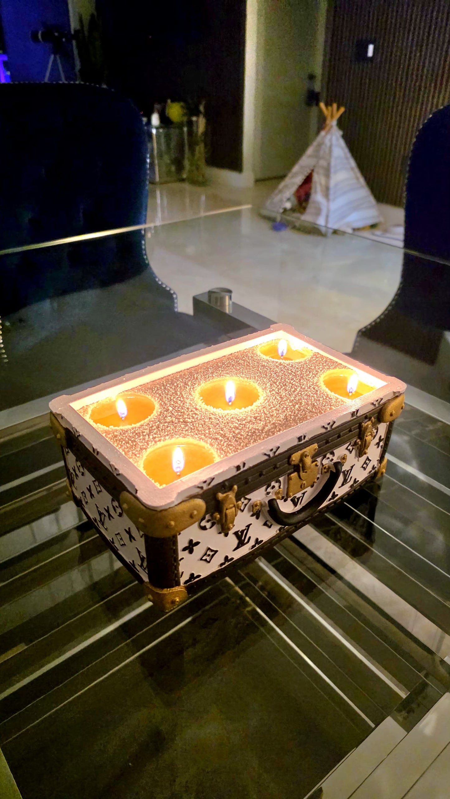 The Sophisticated Valise Candle Vase