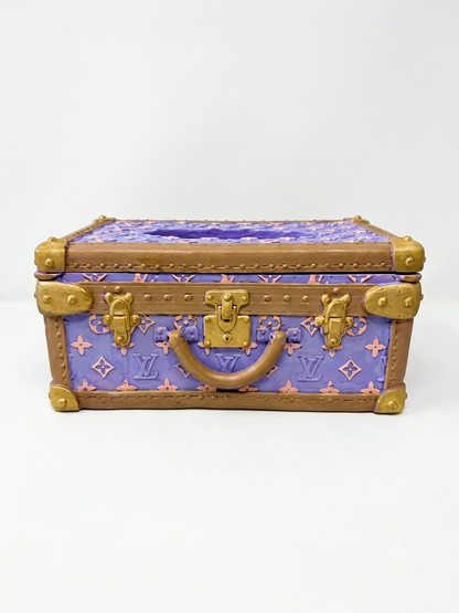 Paris Trunk Couture Tissue Box