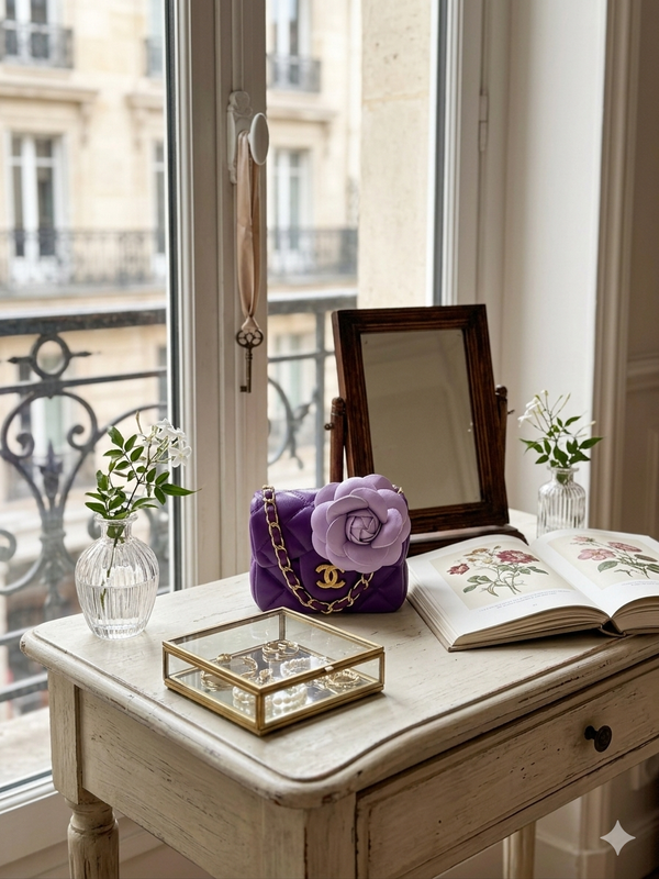 The Petite Purple Flower Couture