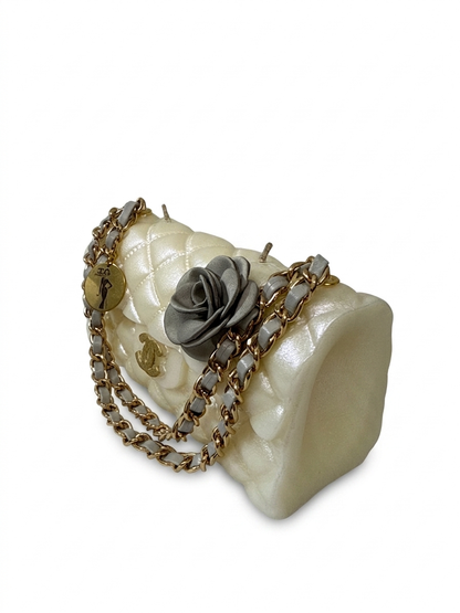 The White Satin Camelia Couture