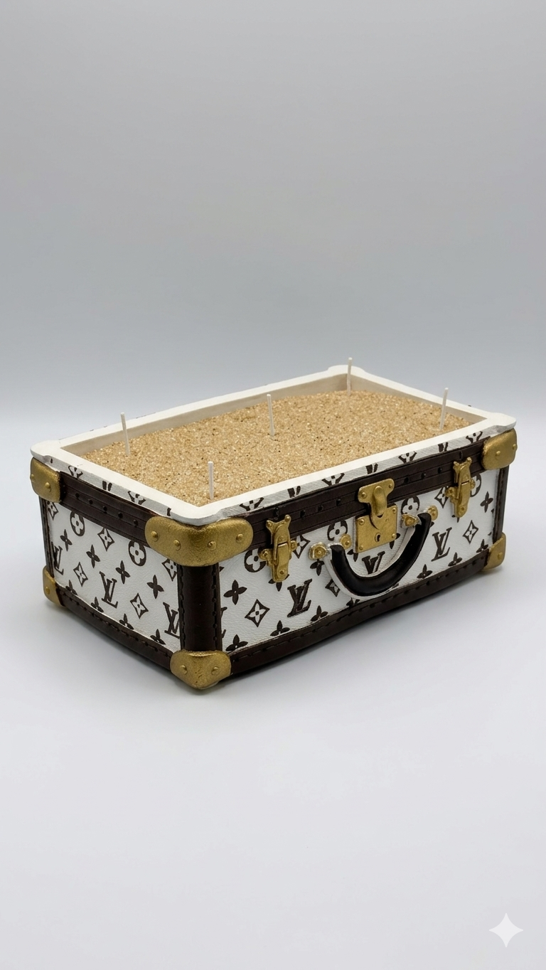 The Sophisticated Valise Candle Vase