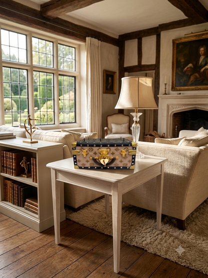 Signature Large Trunk - Brown & Beige