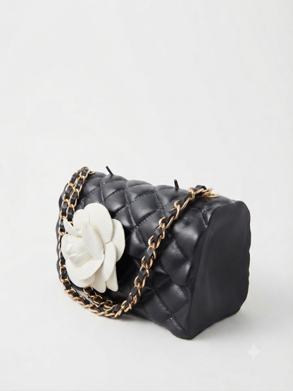 Classic Couture Leather Camelia