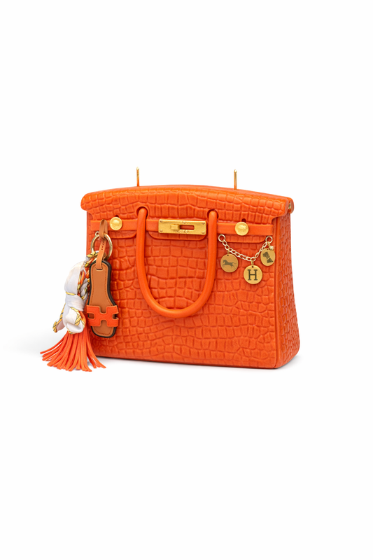 The Orange Large Iconic - Scarf Charm